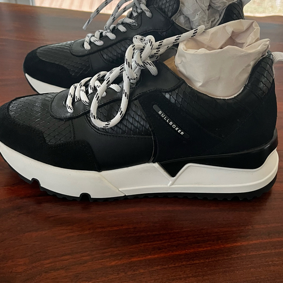 BULLBOXER Marele Women's Sneakers Black Size 8 - Picture 2 of 4